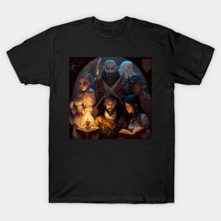 Dungeons and Dragons Group of Six T-Shirt